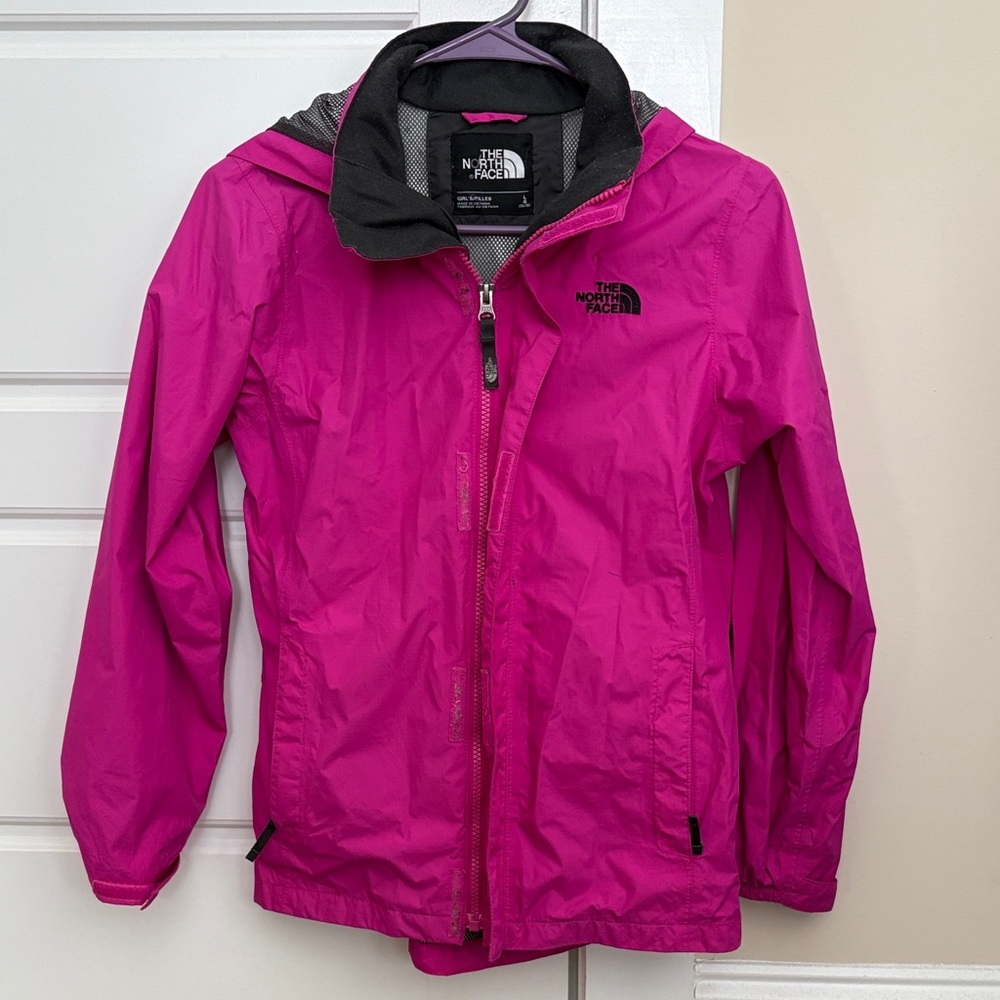 The North Face Kids Fuchsia Raincoat